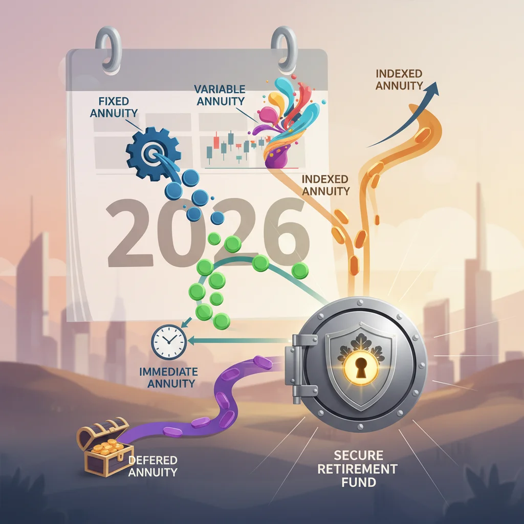 Diverse annuity options contributing to a secure retirement fund in 2026