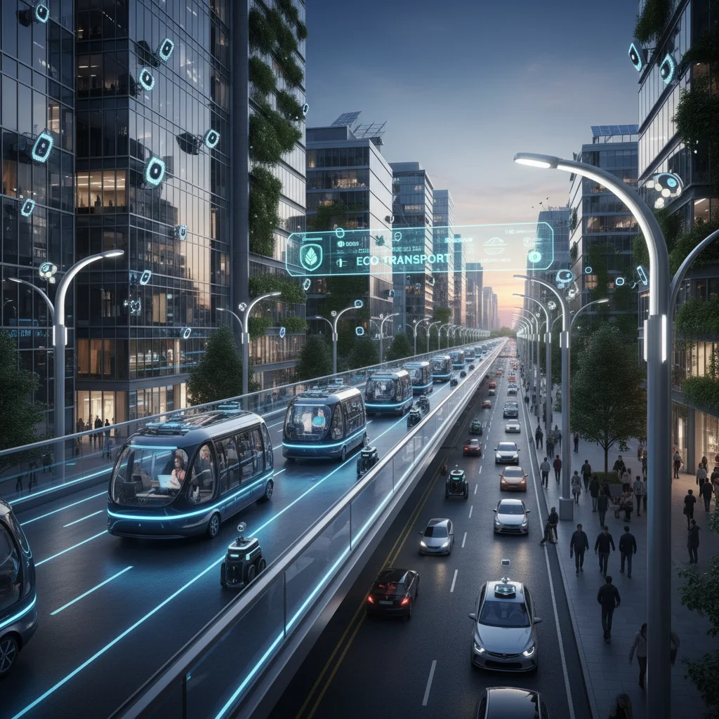 Autonomous electric vehicles in a smart city