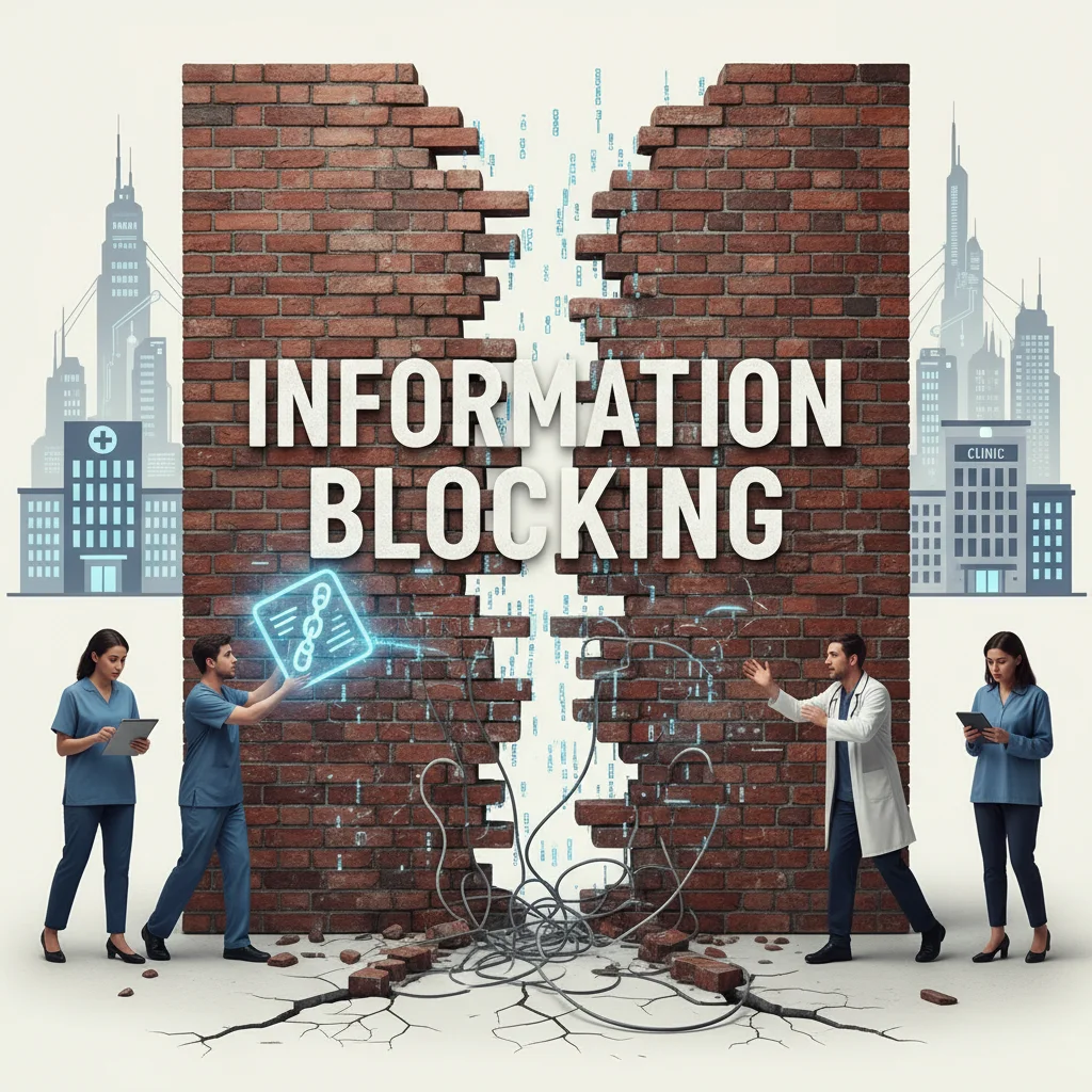 Information blocking in healthcare data flow