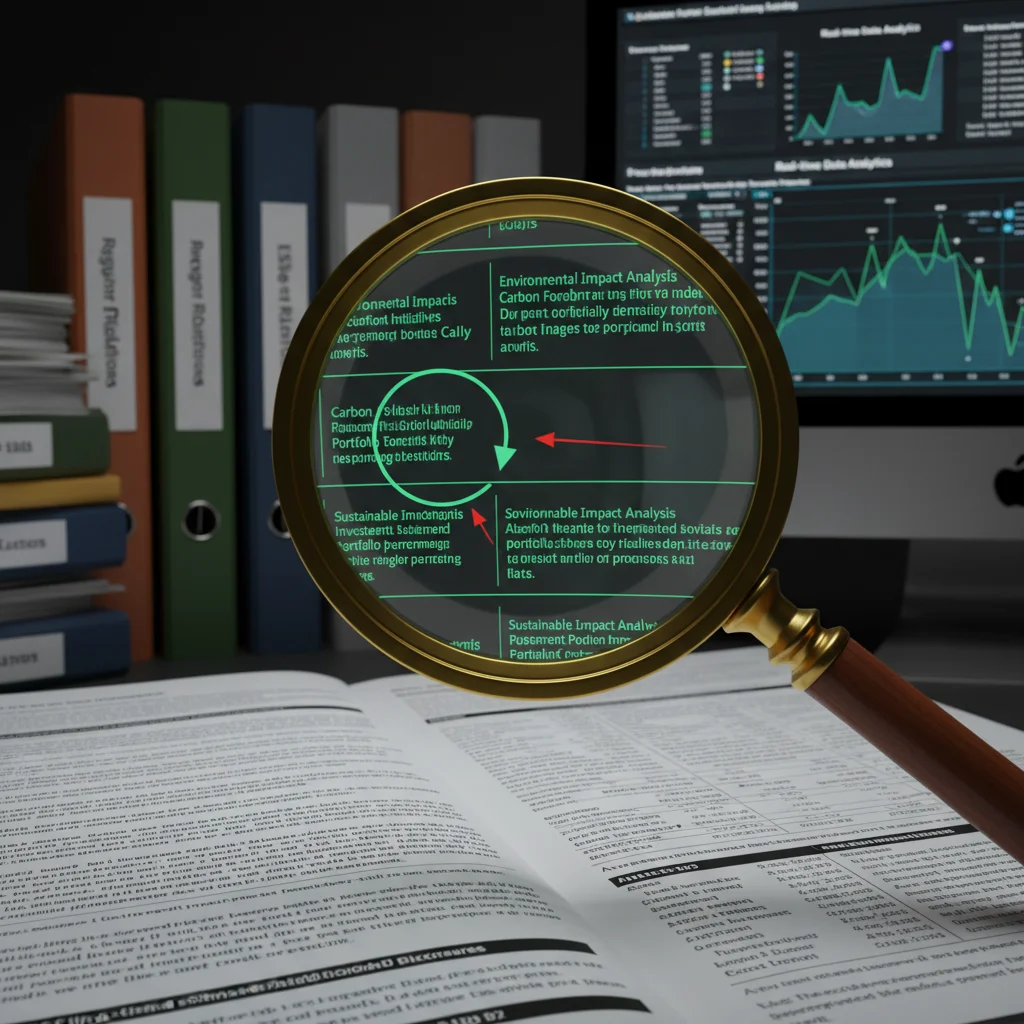 Detailed data analysis for climate disclosure reporting