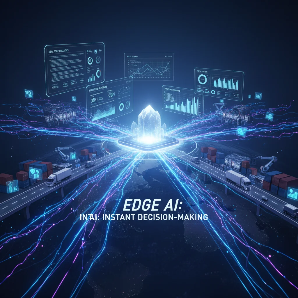 Real-time data flow in a smart supply chain powered by Edge AI
