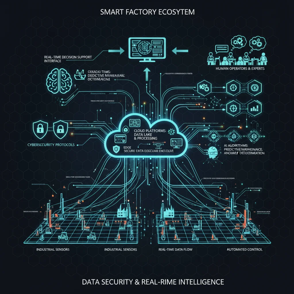 Integrated smart factory network for predictive maintenance decision making