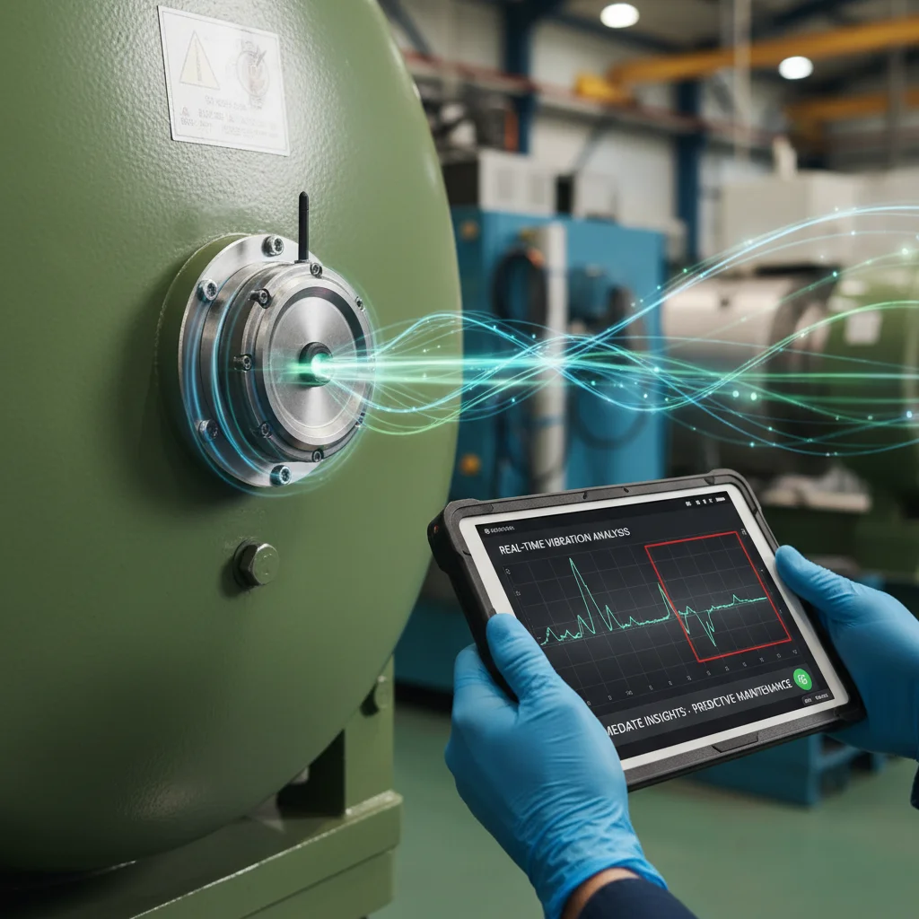 Vibration sensor data analysis on a tablet for predictive maintenance